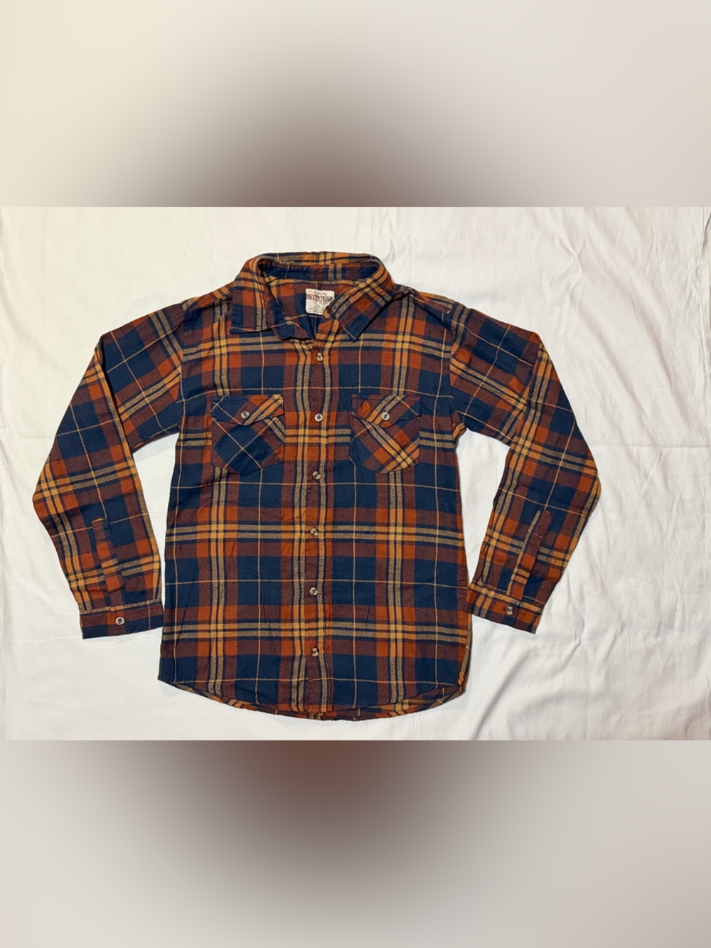 Open Trails Men’s Plaid Button Up Flannel Soft 100% Cotton Shirt Size‎ Medium